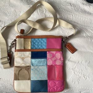 Coach patchwork crossbody bag.